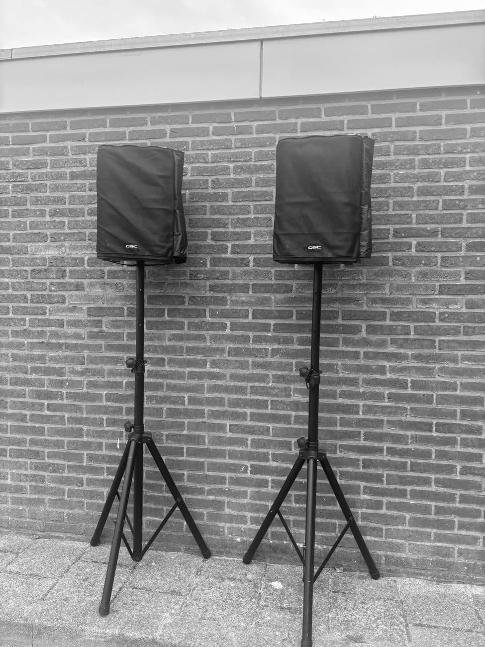 QSC CB10 accu speaker, detail